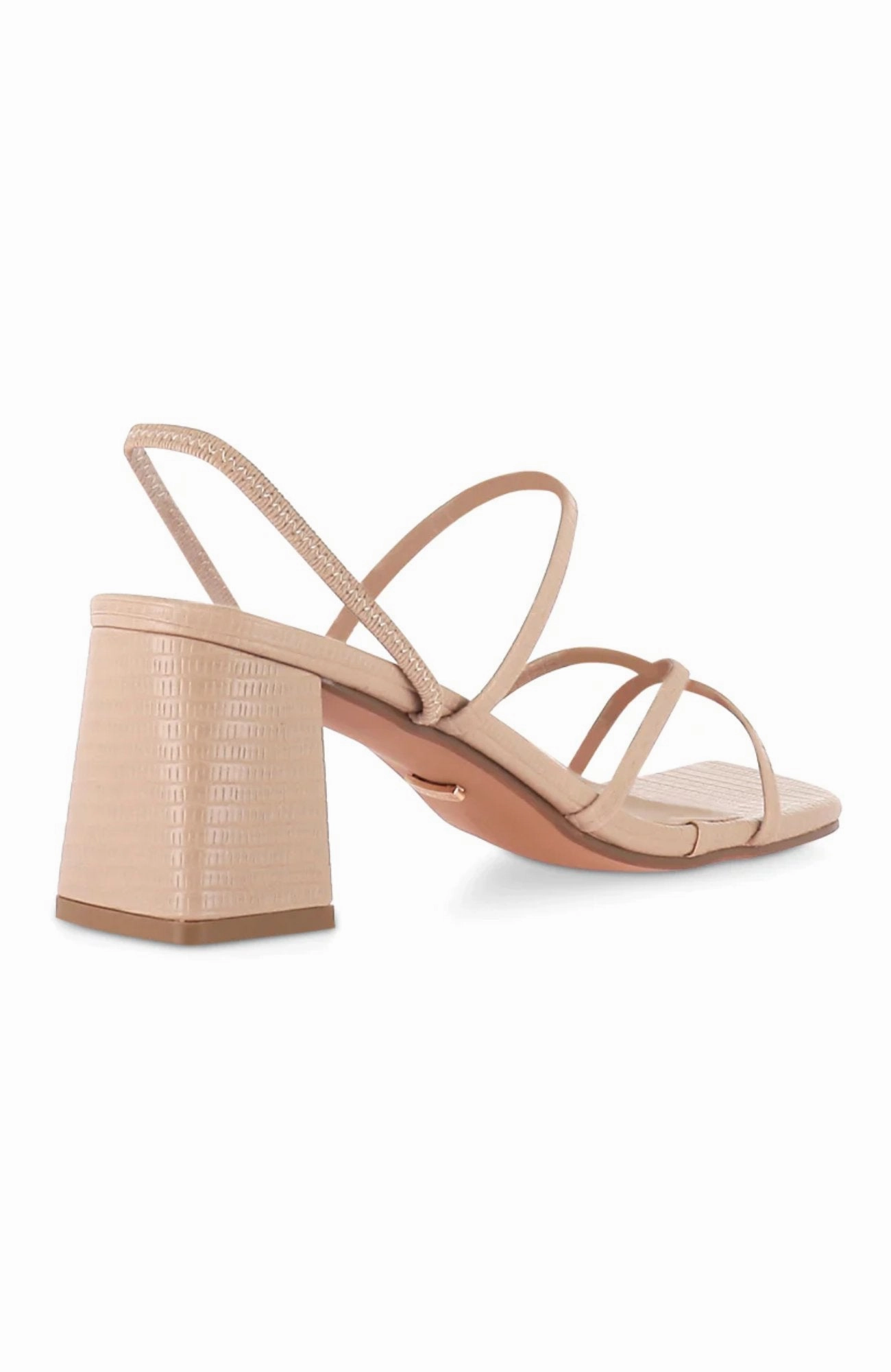 Sleek Profile Yesha Heel Latte Scale