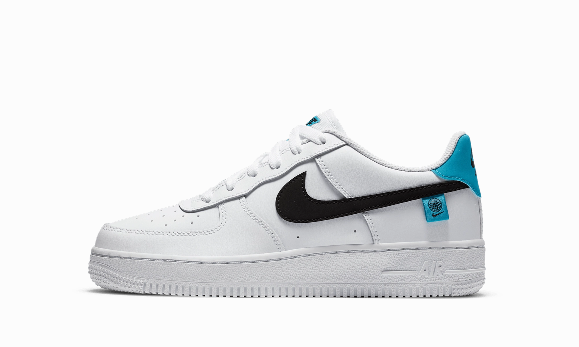Fun Step Comfortable Outsole Air Force 1 Low 07 GS "Worldwide Pack Blue Fury"