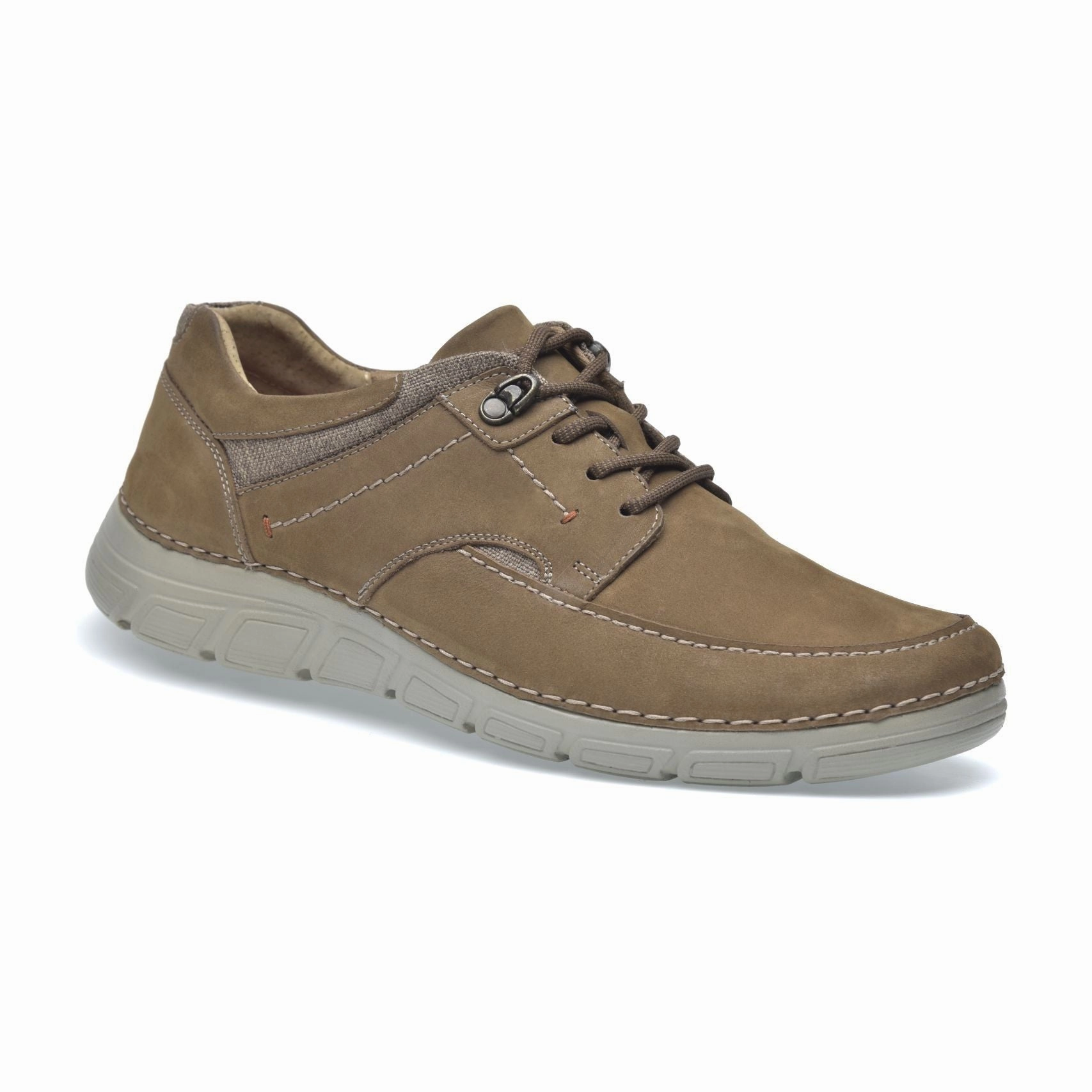 Glossy Layer Smart Casual Wearer Men's Oxfords - Nubuck - Rock