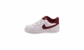 Low Impact Plain look Air Force 1 Crib CB "White/Team Red"