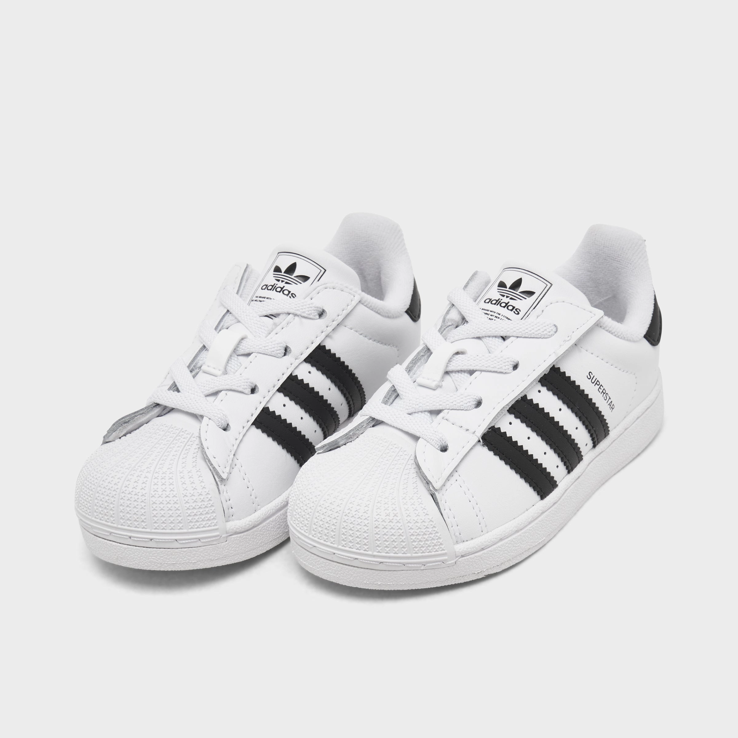 adidas Infants' Superstar II White / Black SlipOnStyle Flexible Tread Pattern