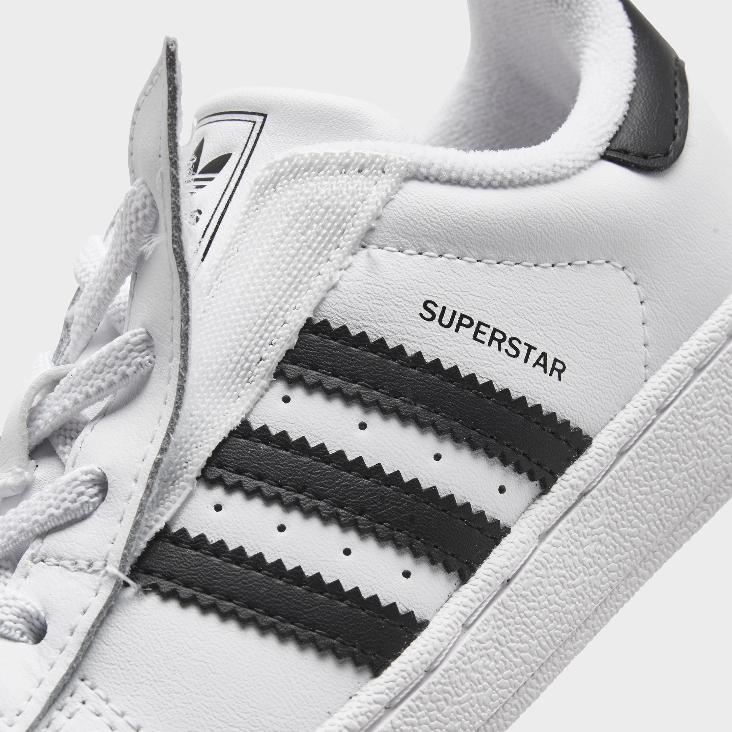 adidas Infants' Superstar II White / Black Breathable panel Quick Steps