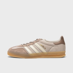 adidas Women's Gazelle Light Brown / Off White - Gum Non Slip Outsole Elite Design