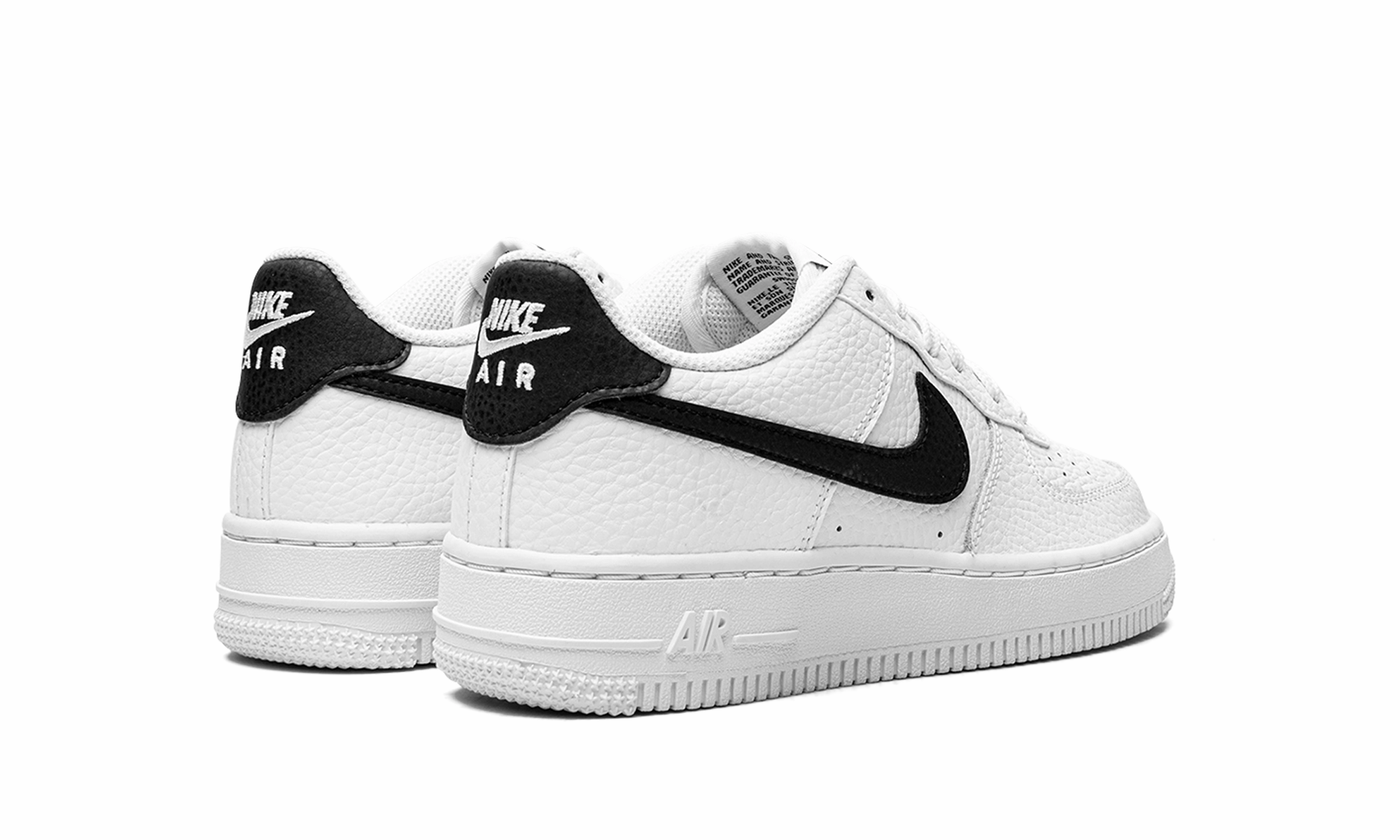 Air Force 1 GS "White / Black" School Go