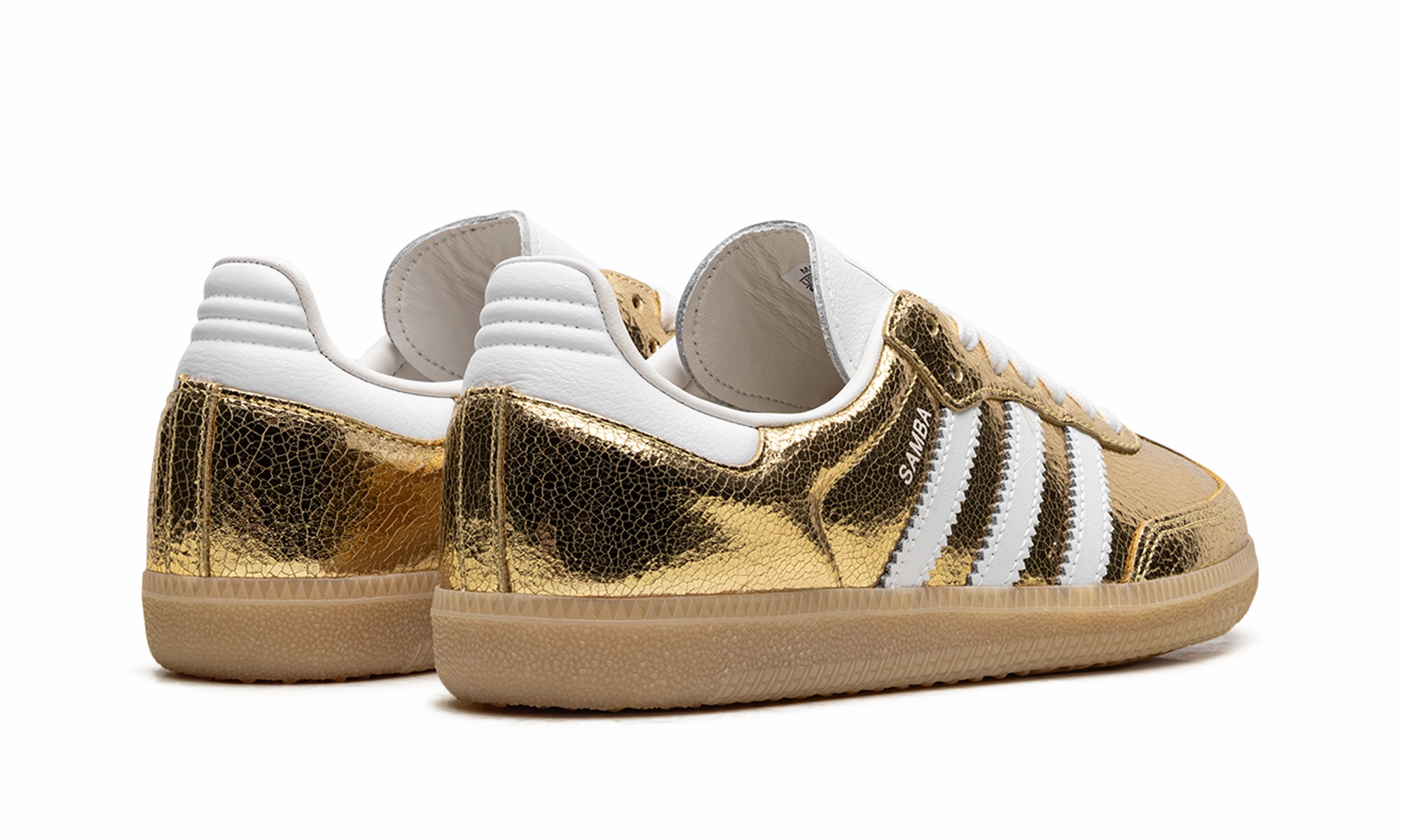 Samba OG WMNS "Cracked Metallic Pack - Gold" Comfortable Shoes