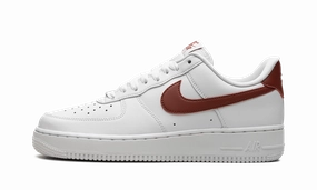 Plain Finish Wear-Ready Shoes AIR FORCE 1 '07 WMNS "White / Rugged Orange"