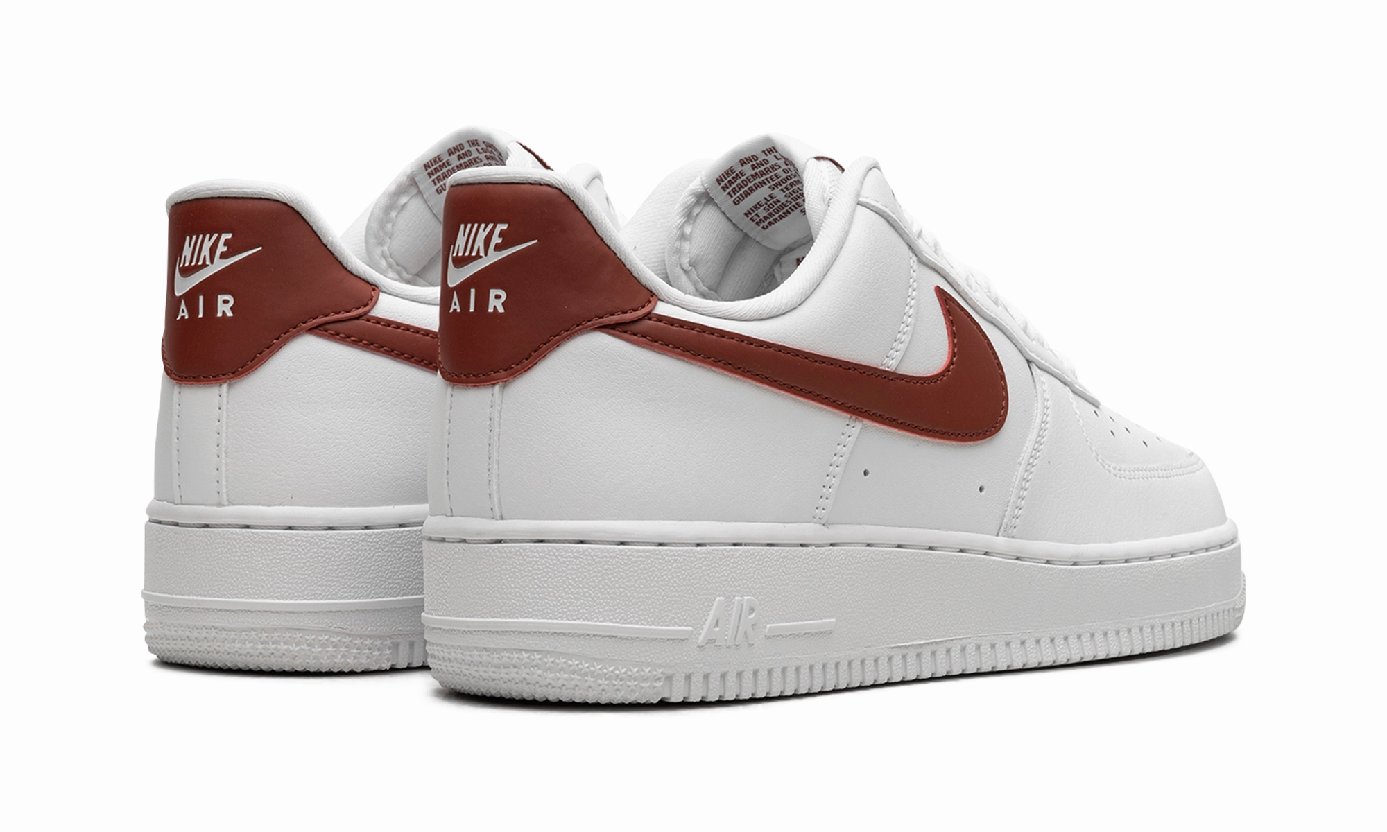 AIR FORCE 1 '07 WMNS "White / Rugged Orange" Grab And Go Evening Pace