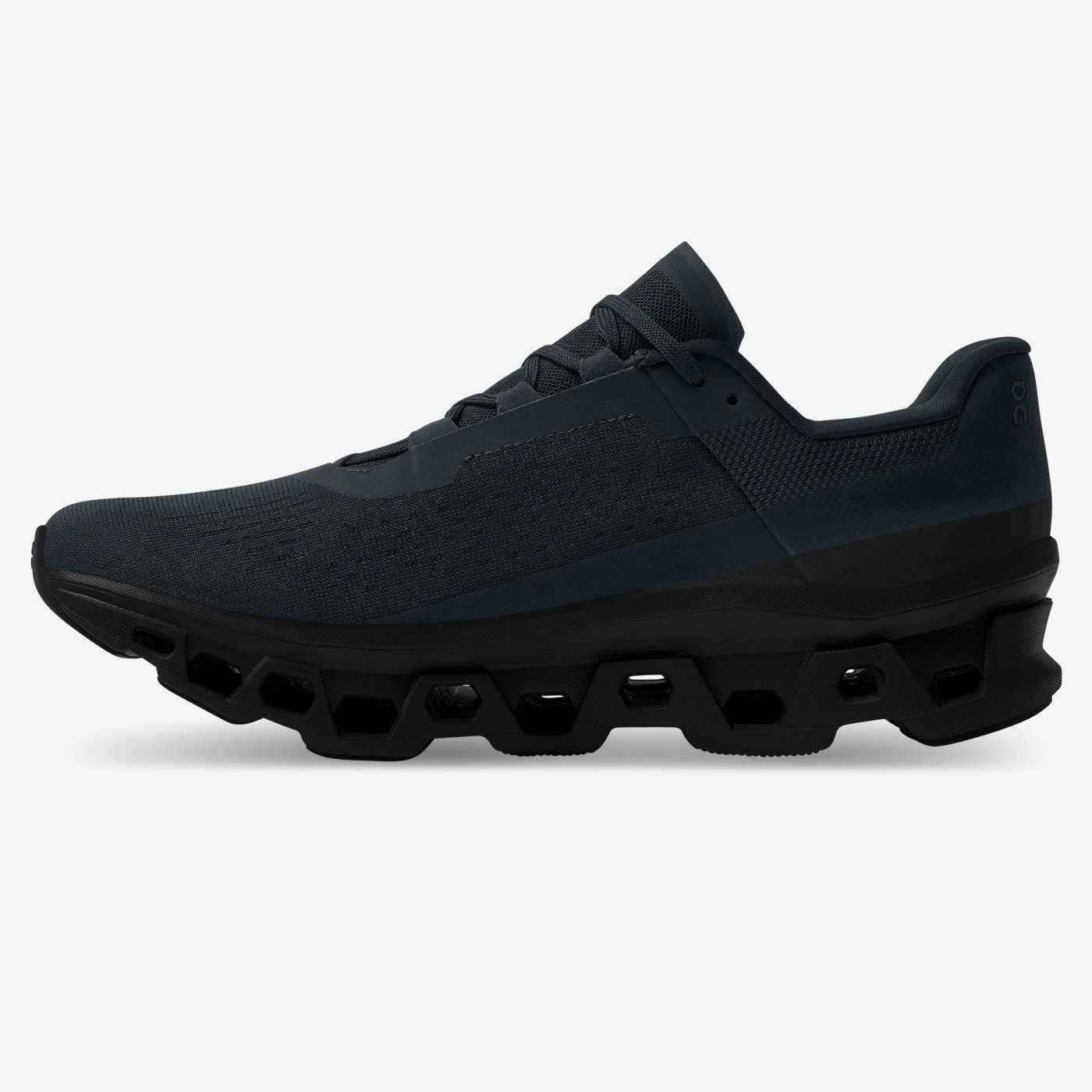 On Running Men's Cloudmonster Shoes - All Black All Ride