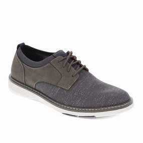 Leather Look Comfy Walk Dockers Mens Edgehill Knit and Synthetic Leather Dress Casual Lace Up Oxford Shoe