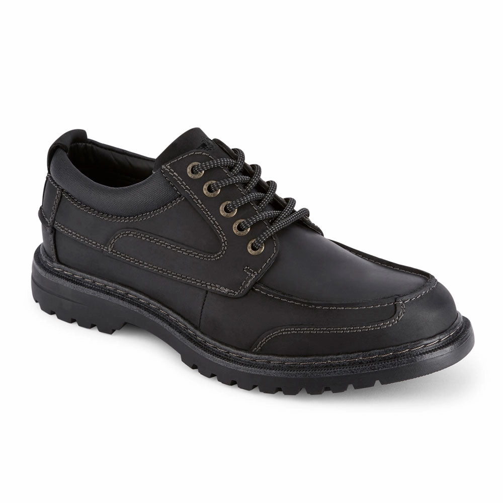 Dress Shoes for Office Dockers Mens Overton Leather Rugged Casual Oxford Shoe with Stain Defender - Wide Widths Available