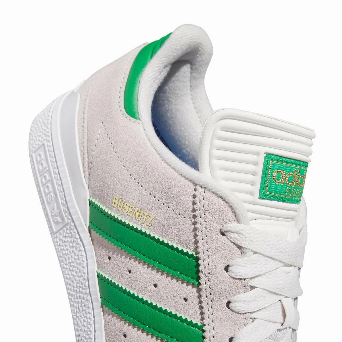 Adidas - Busenitz Shoes White/Green athletic chic All-day arch support
