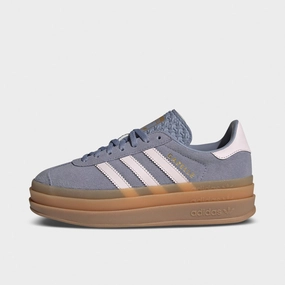 adidas Juniors' Gazelle Bold Silver Violet / Almost Pink - Gum sport mix