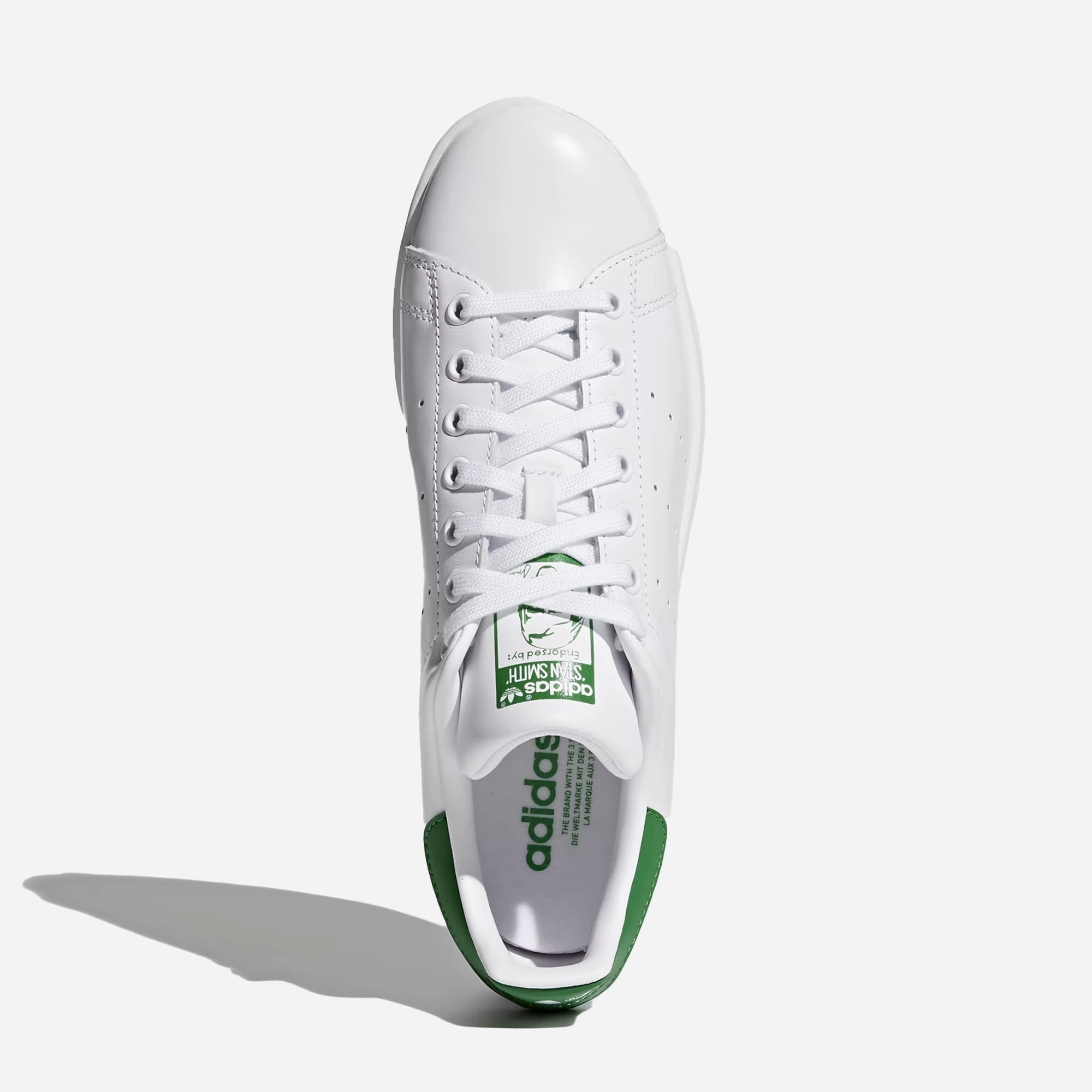 ADIDAS ORIGINALS | STAN SMITH { CLOUD WHITE/CORE WHITE/GREEN Ankle Support Structure
