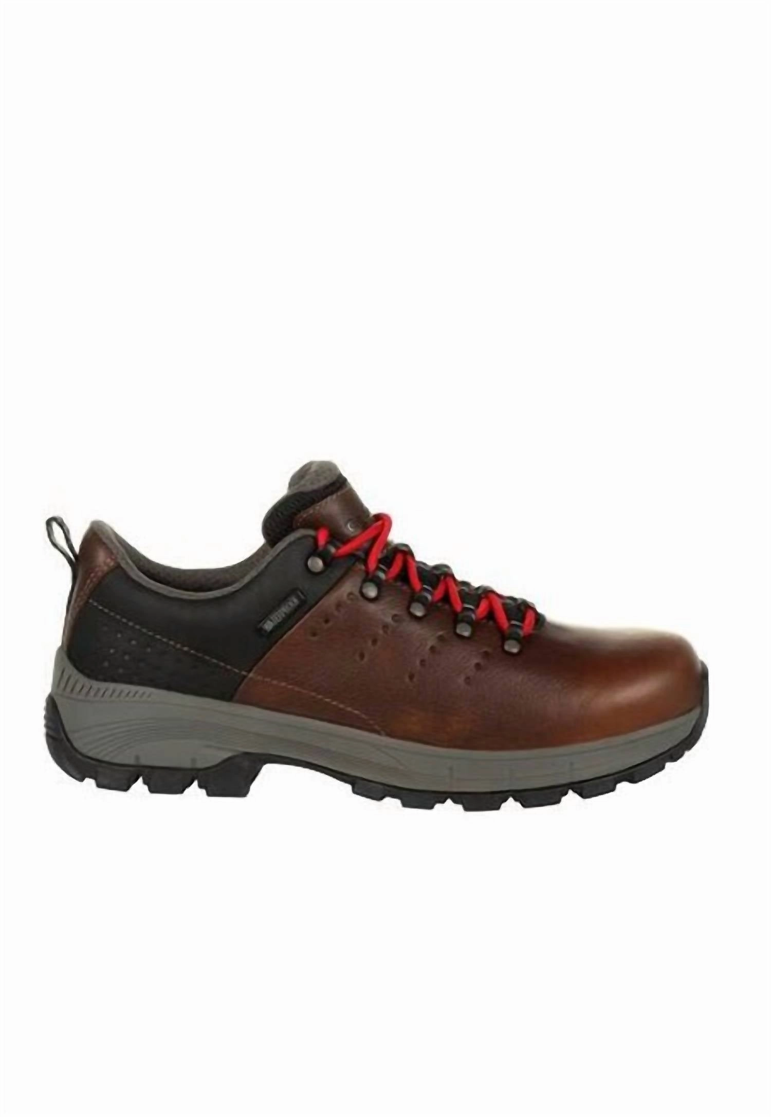 Eagle Trail Alloy Toe Waterproof Oxford - Wide Width In Brown Balanced Structure Comfort Seeker Boardroom Oxfords