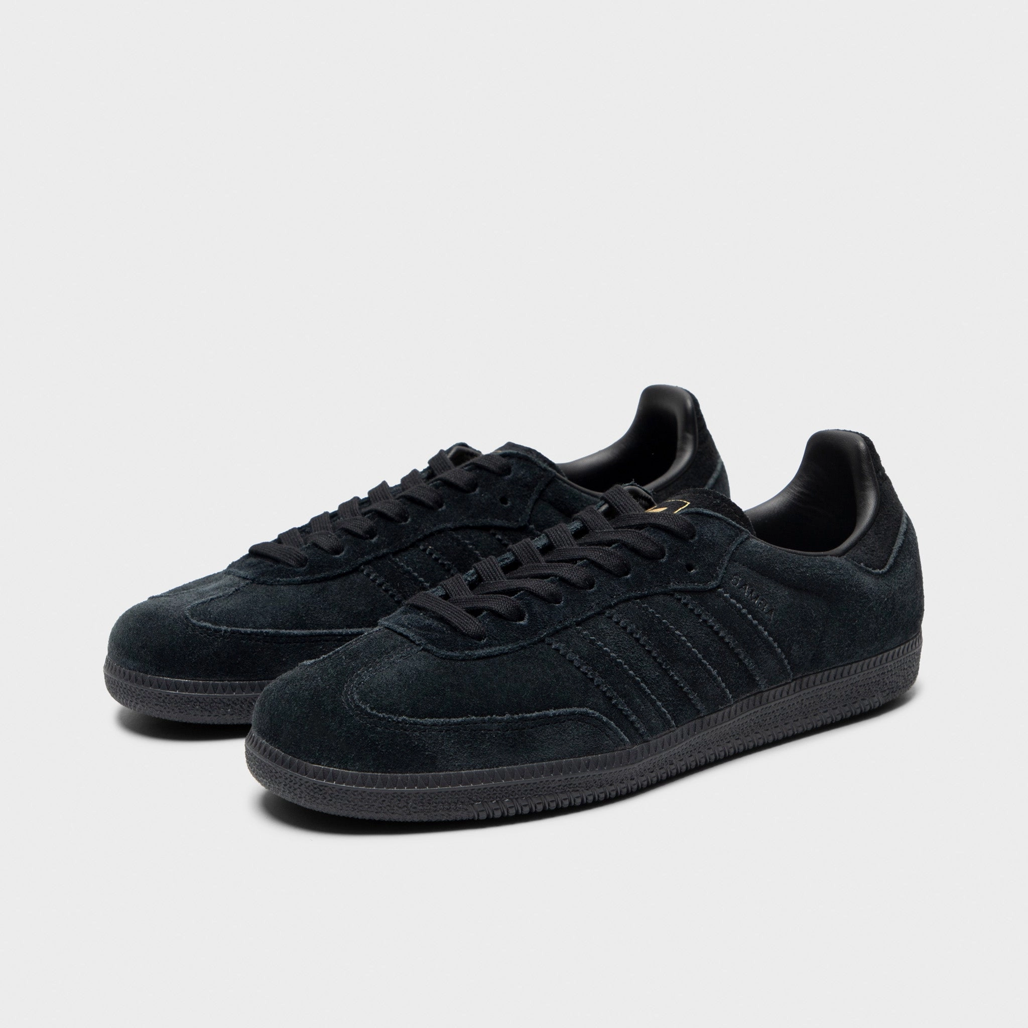 Wide Fit Option adidas Originals Samba OG Black / Grey - Gold