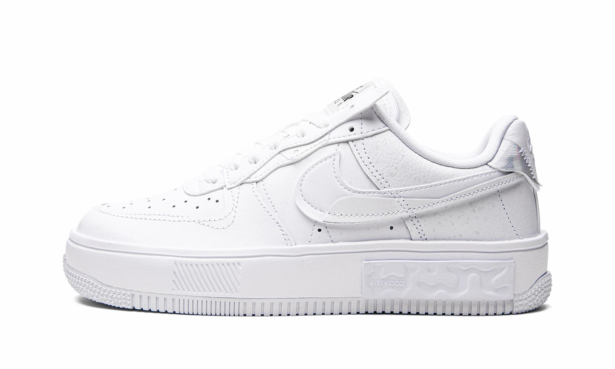 AIR FORCE 1 FONTANKA MNS WMNS "White / Iridescent" Quick Jog Daily Explorer