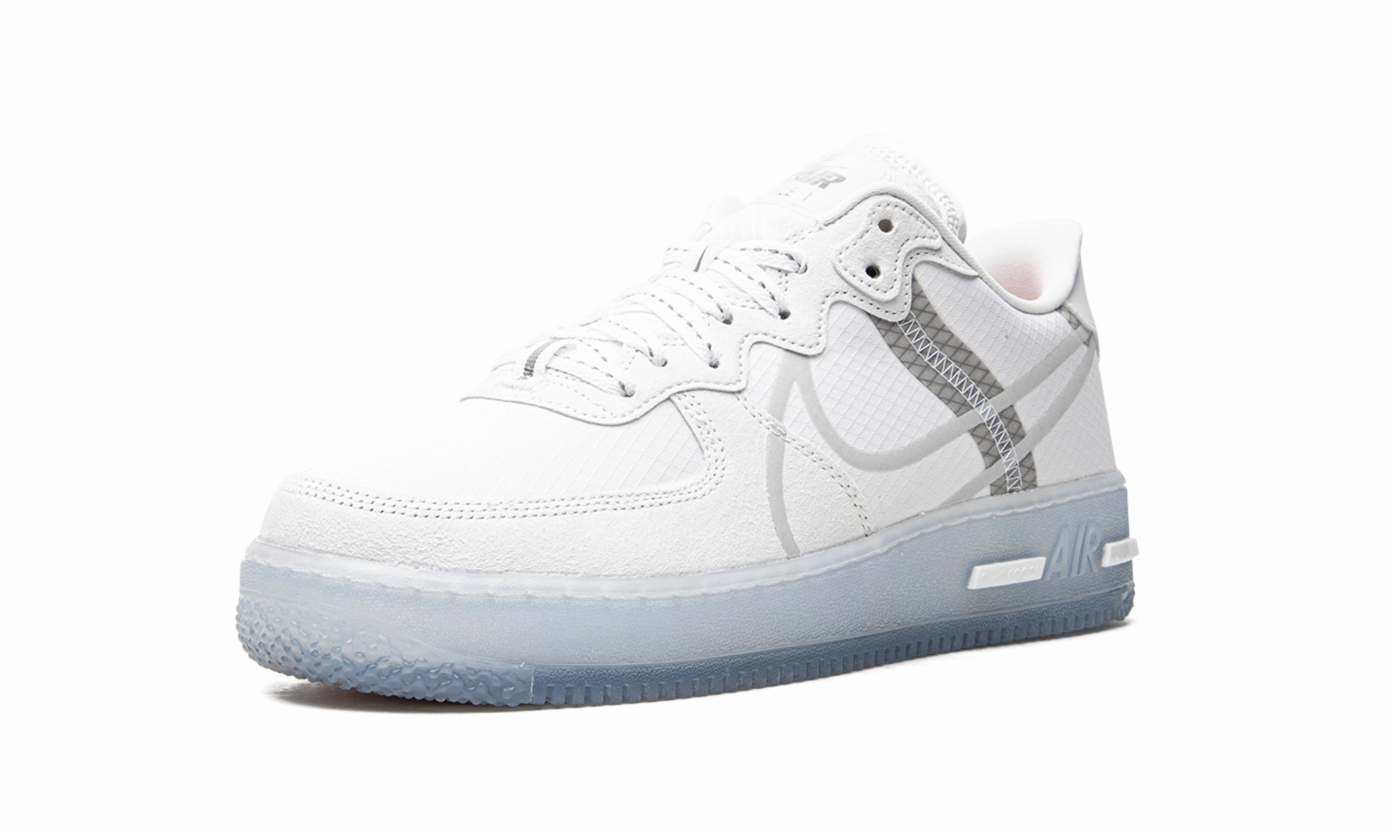 Slip Resistant Tread Air Force 1 React "White Ice"