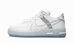 Flex Pattern Anatomical Toe Box Air Force 1 React "White Ice"