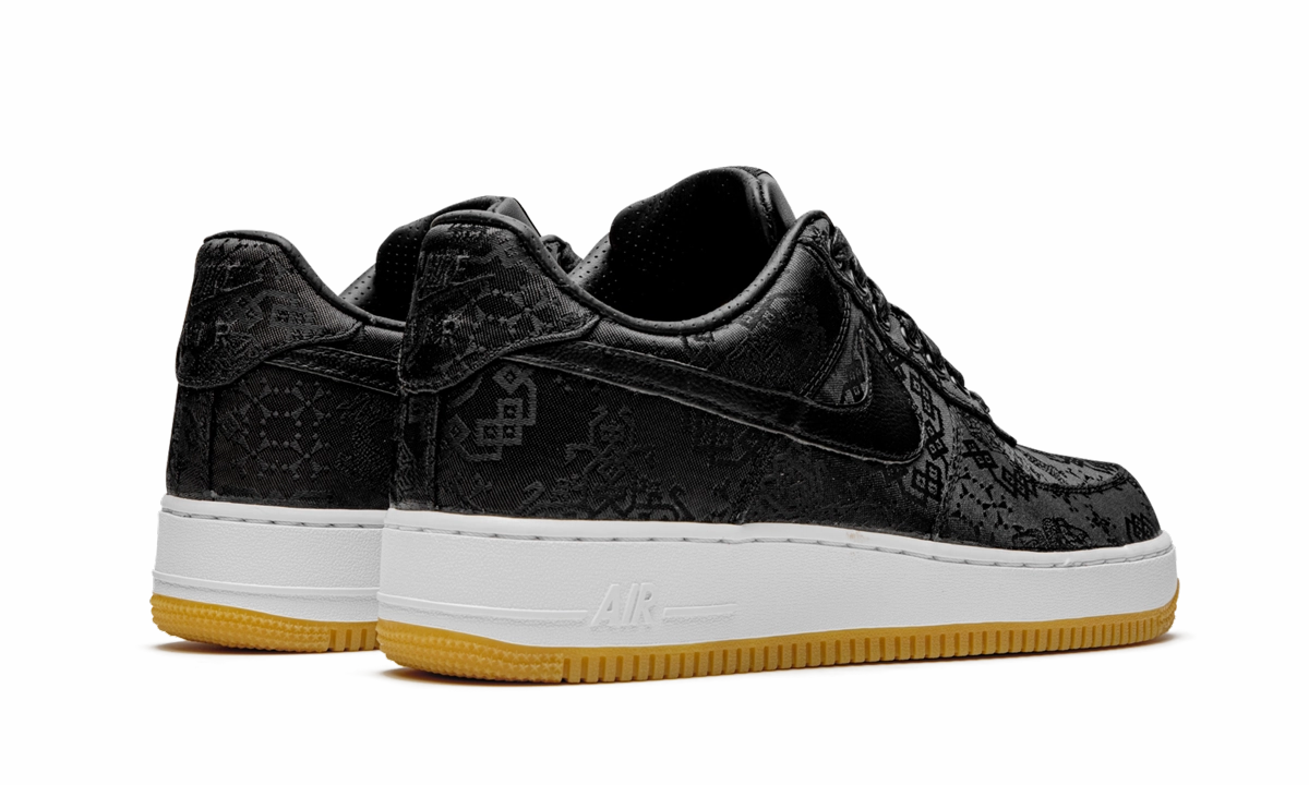 Flexible Fabric Air Force 1 07 "Clot x Fragment - Black Silk"