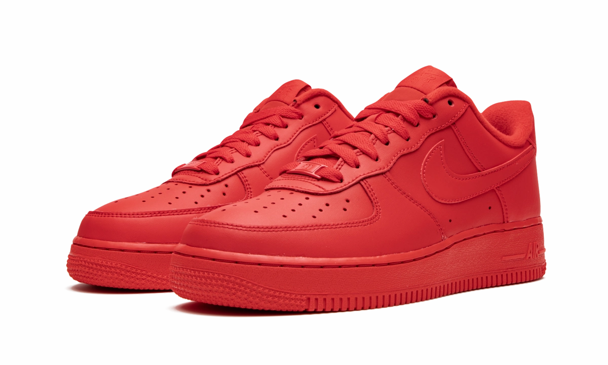 Air Force 1 '07 LV8 "Triple Red" EVA sole Easy To Slip On