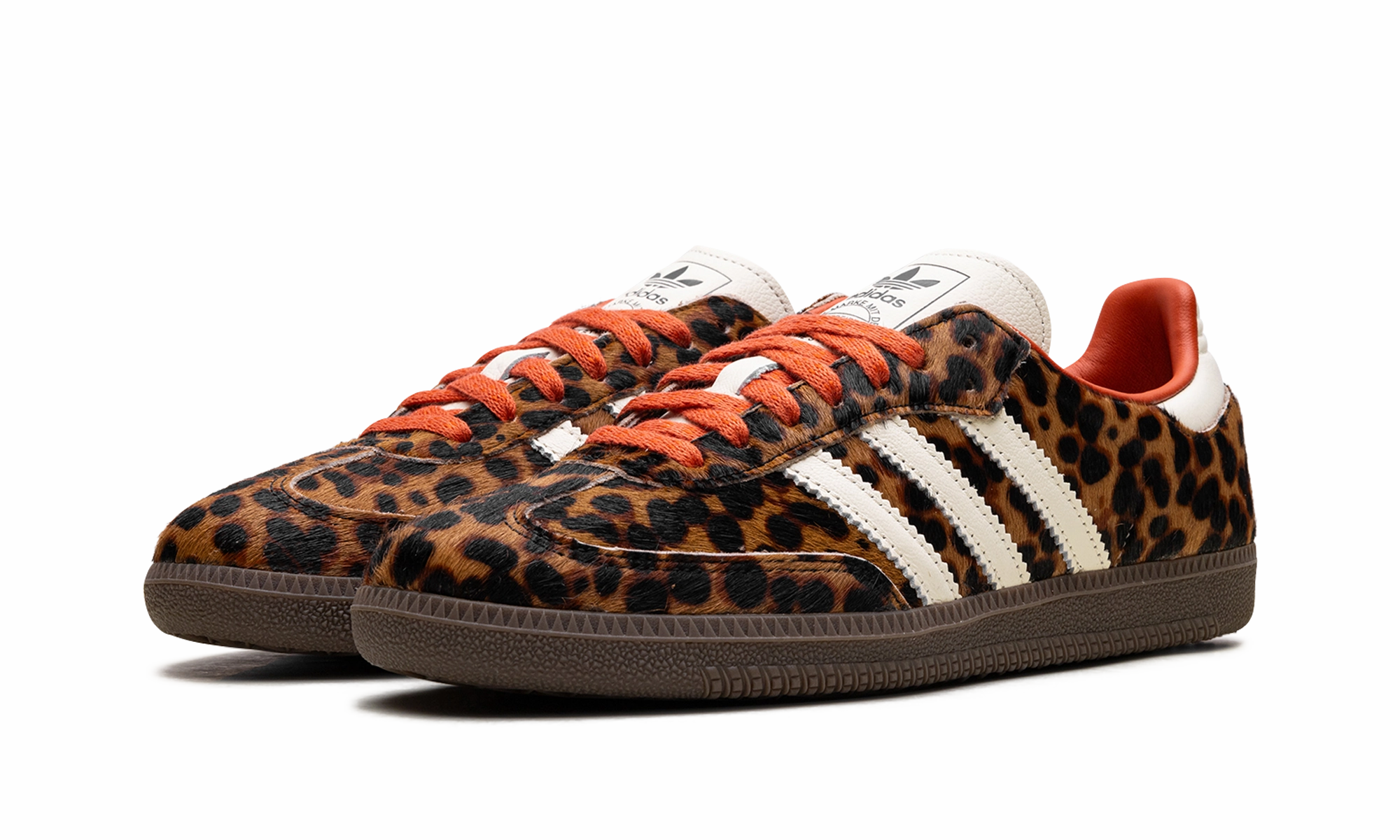 Samba OG WMNS "Leopard / Cream Orange" Soft Footwear Anti Odor Treatment