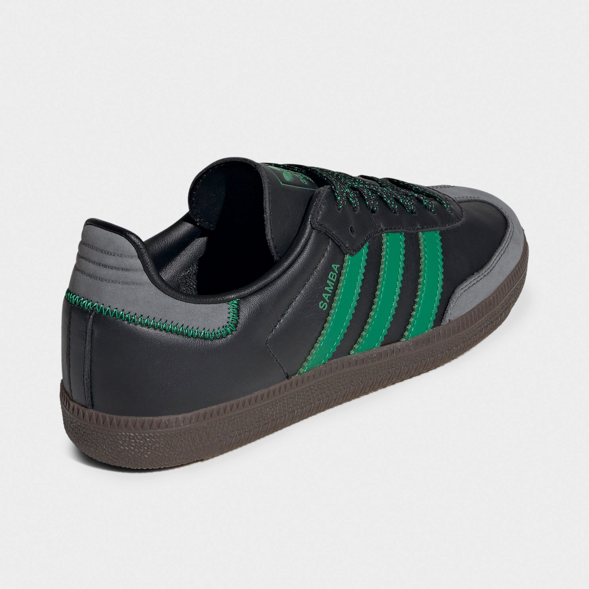 adidas Women's Samba OG Black / Green - Green Trend-setting
