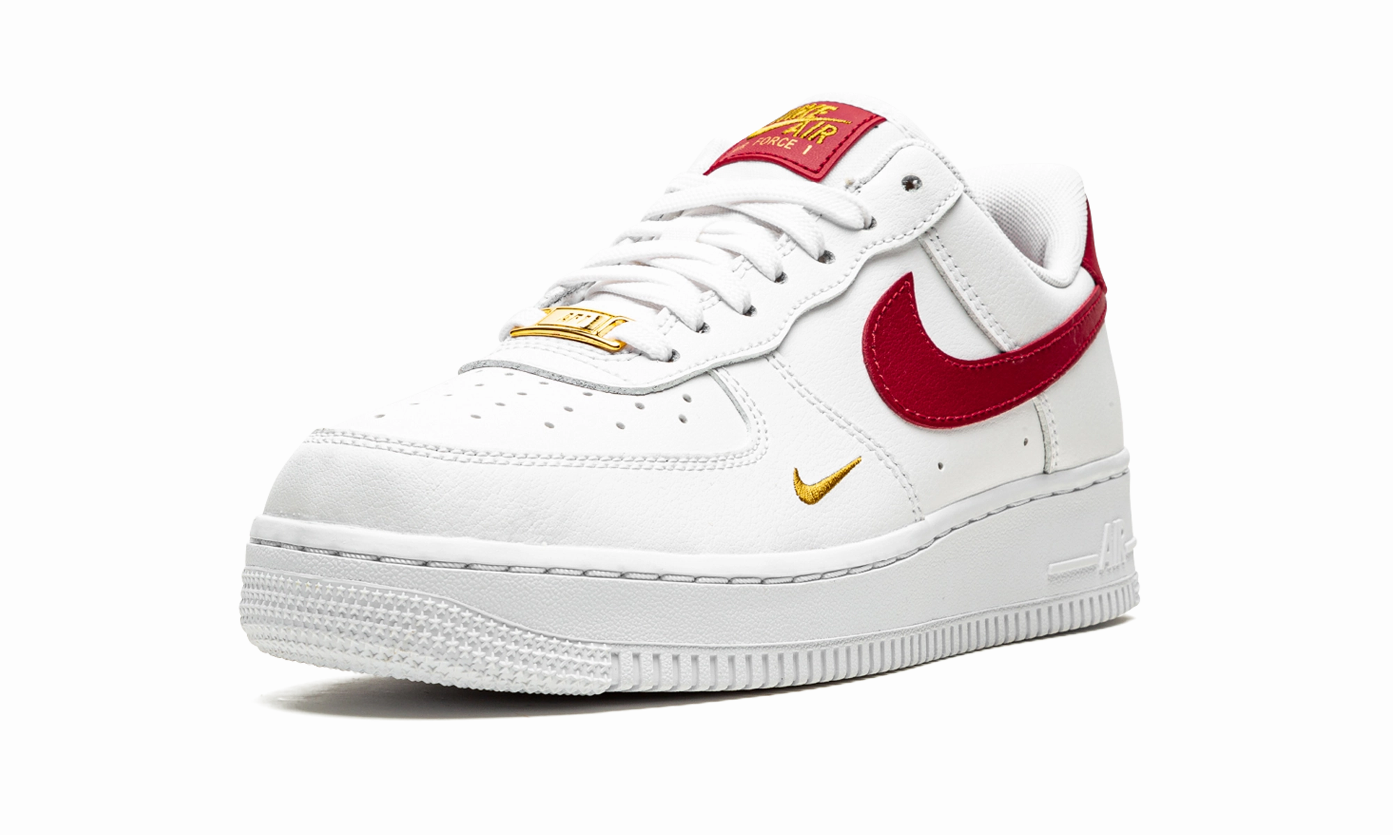 Boat shoes Memory Foam Insert AIR FORCE 1 LO ESSENTIAL MNS WMNS "White / Gym Red"
