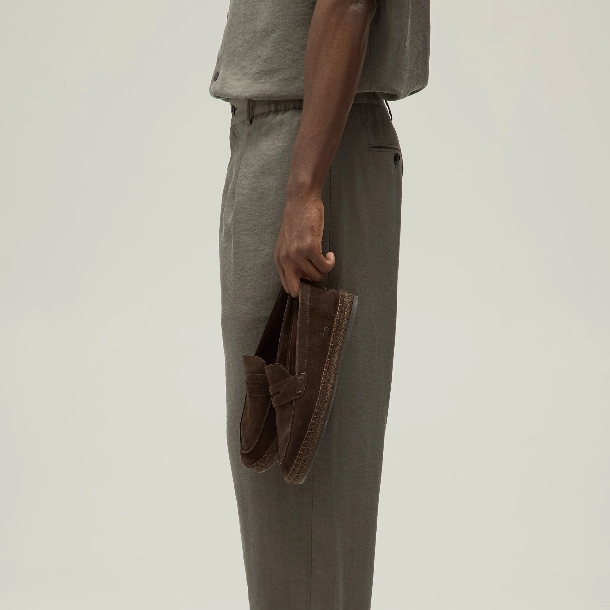 Giorgio Armani & Kith Espadrilla Suede - Pepe Formal Travel Sleek Profile