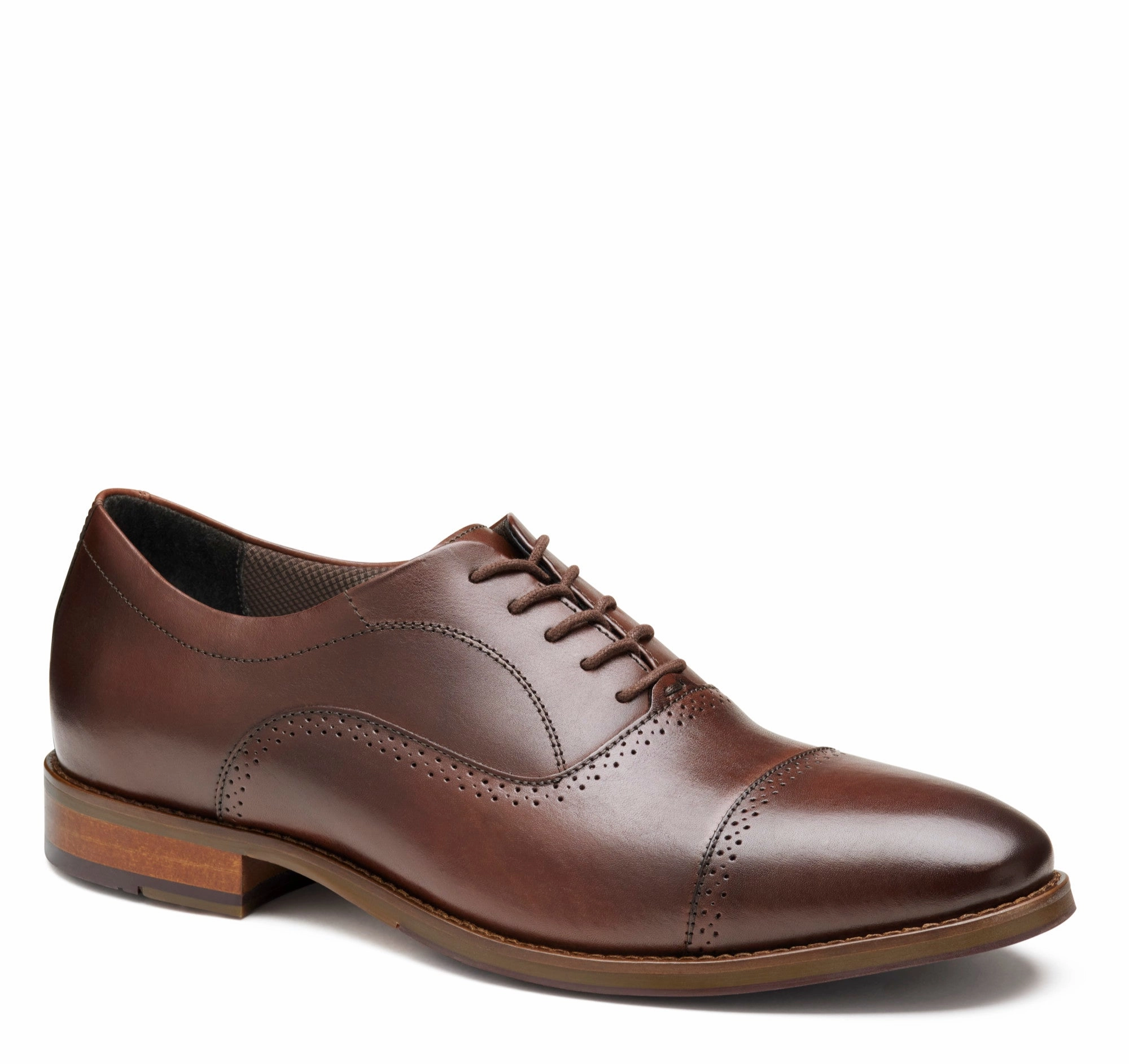 Johnston & Murphy Men's XC4 Lavoy Cap Toe Lace Up Oxford Shoe German Oxfords Cap Toe Oxfords