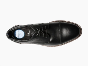 Stable Fit Professional Setting Routine Style Men's Hayden Captoe Oxford In Black