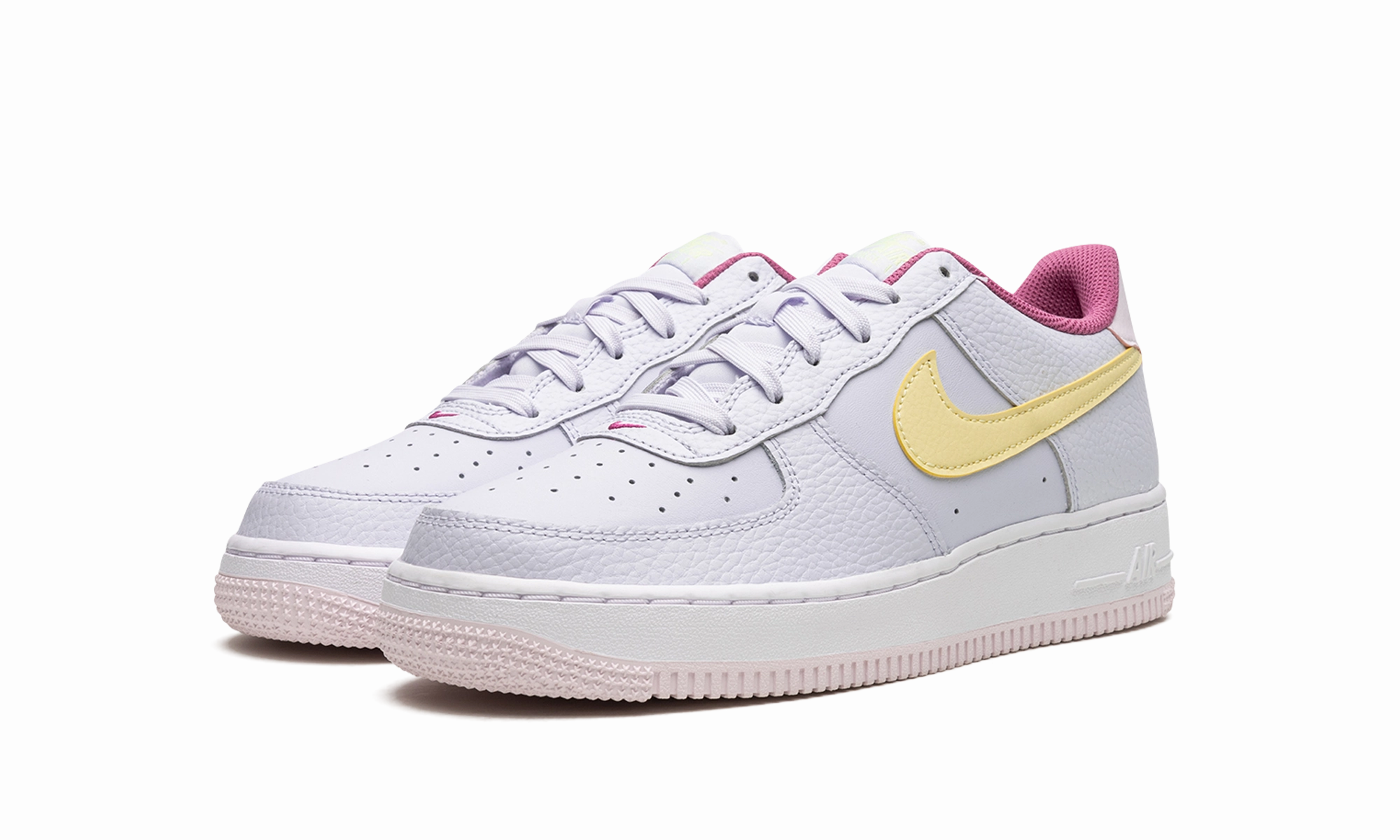 Air Force 1 Low GS "Cosmic Fuschia" clean look Lightweight Cushioned Sole