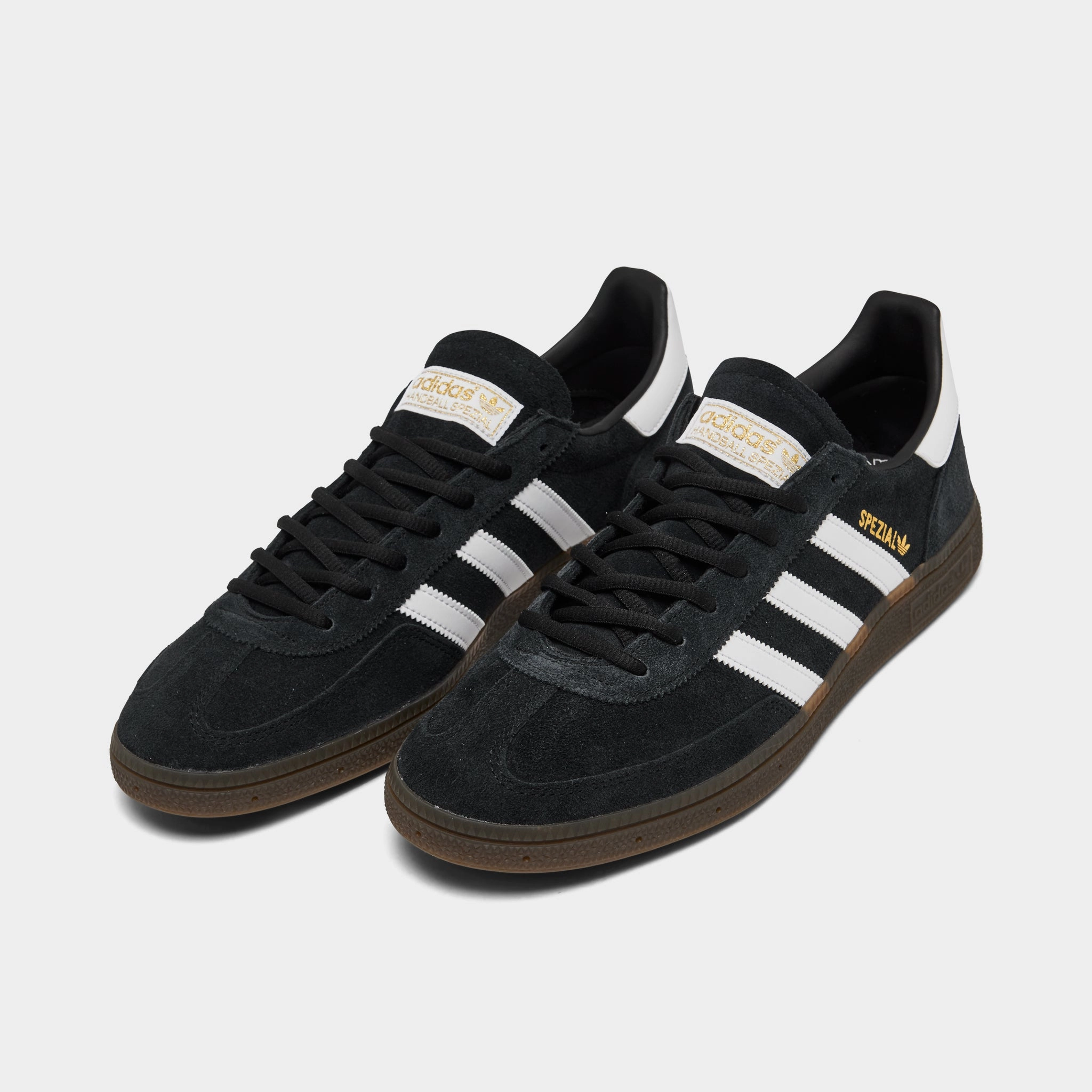 adidas Originals Handball Spezial Core Black / Cloud White - Gum Seamless Upper Construction Breathable frame