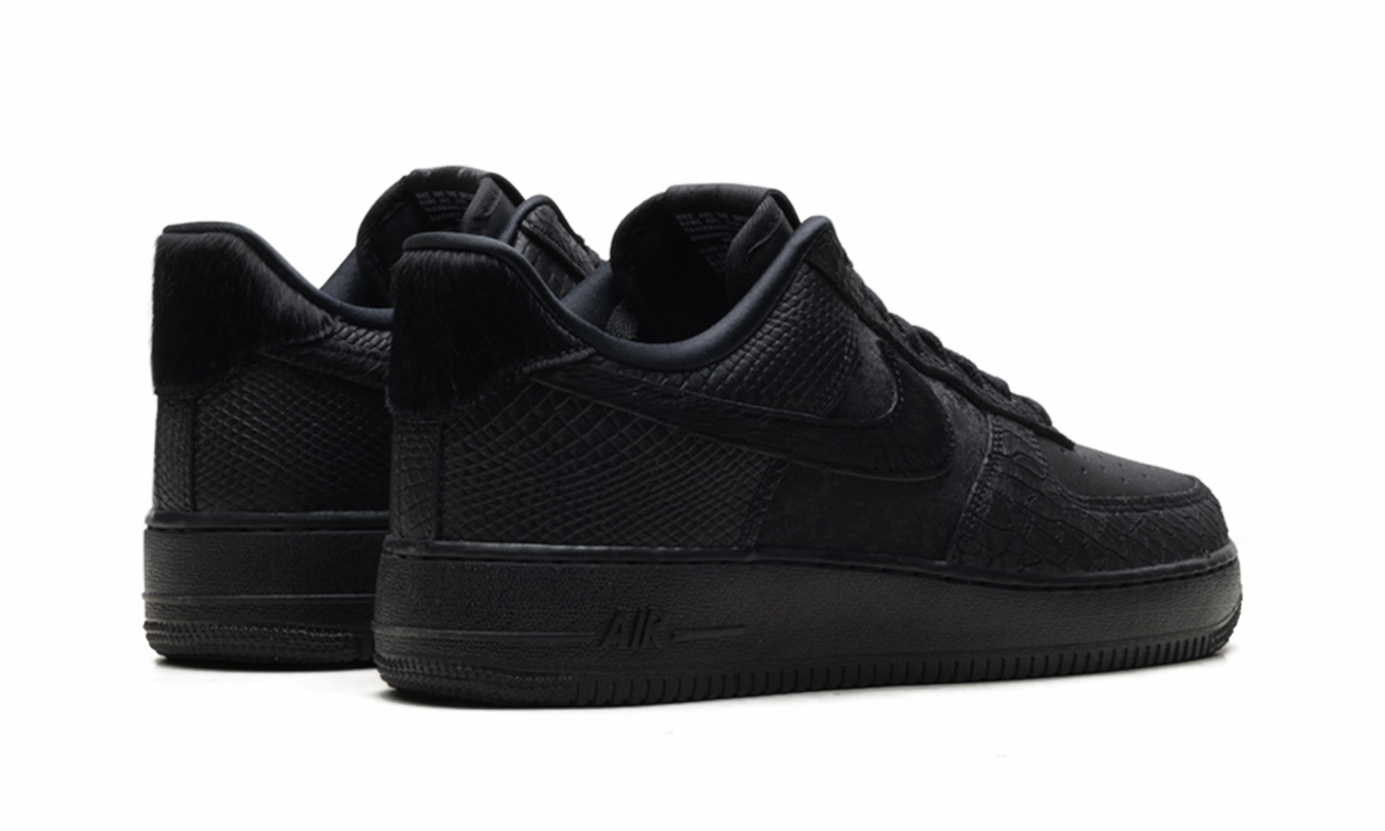 Air Force 1 '07 LX "3X Celebration Triple Black" Petal Jog EasyClean