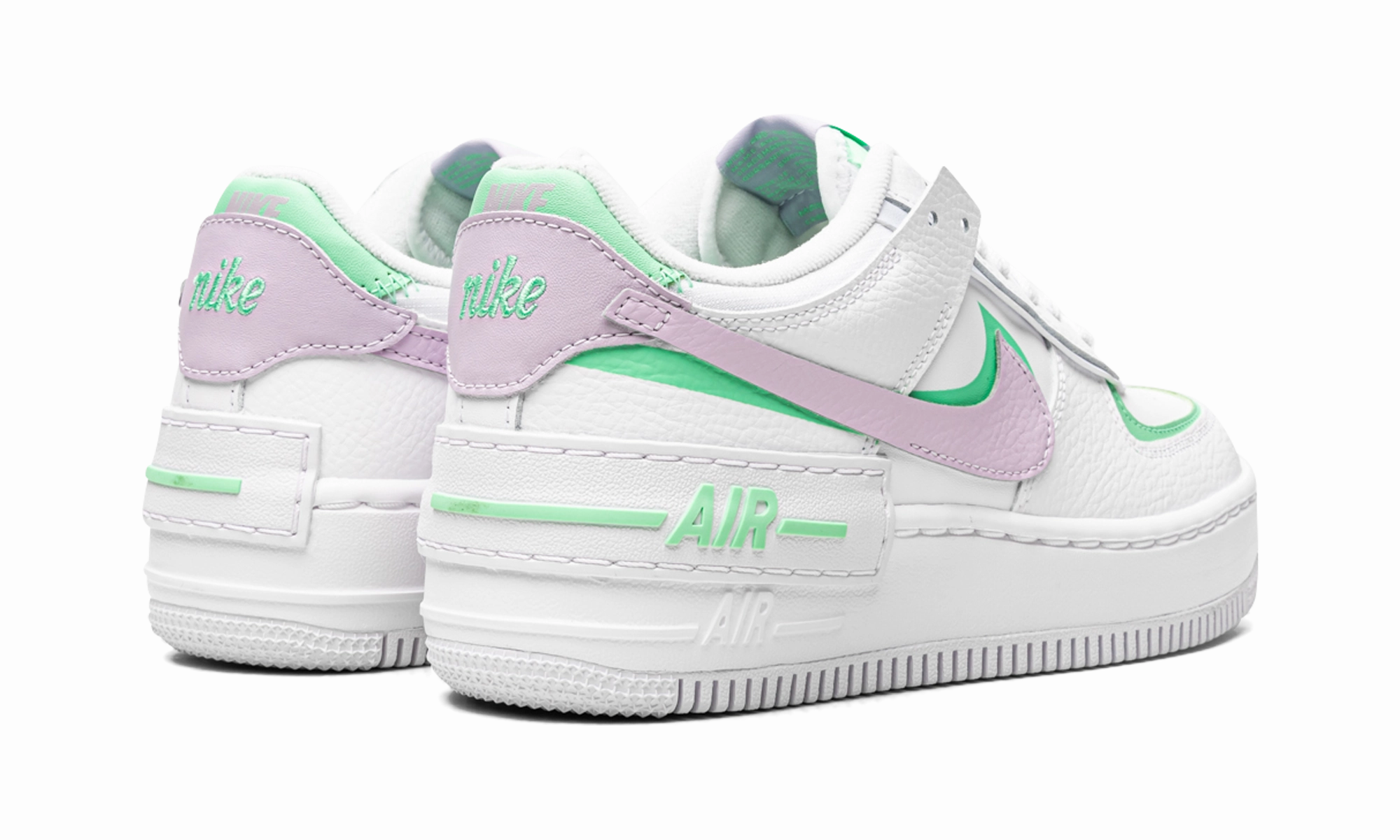 AIR FORCE 1 SHADO MNS WMNS "Infinite Lilac" Shape Hold Seamless Toe Construction