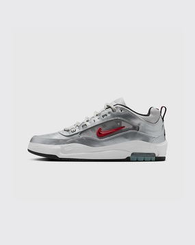 Nike SB Ishod Air Max Premium Shoe - Metallic Silver/Varsity Red Glam stability Agile Step