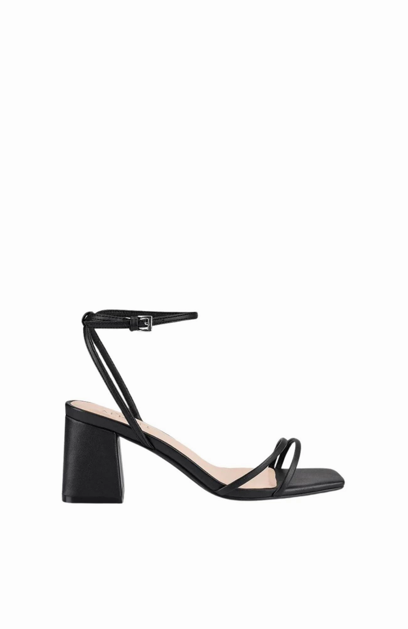 Stevie Block Heel Sandal Black Closed Toe Style Beach Spark
