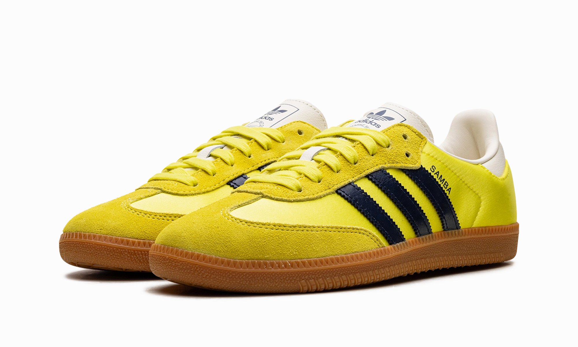 Play Step Quiet Footprint Samba OG WMNS "Shock Yellow Night Indigo"