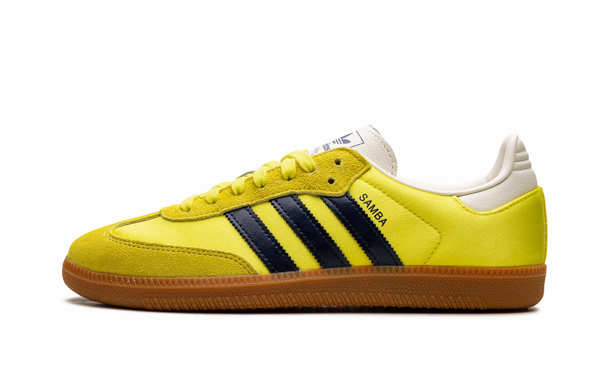 Samba OG WMNS "Shock Yellow Night Indigo" Airport Run Minimal Edge
