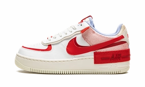 AIR FORCE 1 LO SHADO MNS WMNS "Red Cracked Leather" Lifestyle Pick Indoor Walk