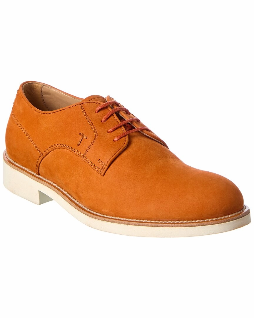 TOD??s Suede Derby Square Toe Oxfords Tailored Fit
