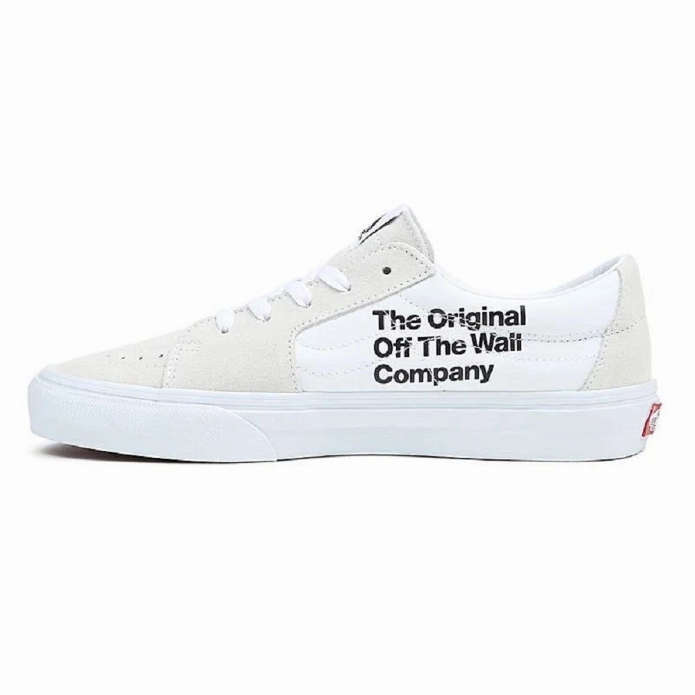 Street Active Vans Men's Sk8 Low Shoes - Hi Def White / Black