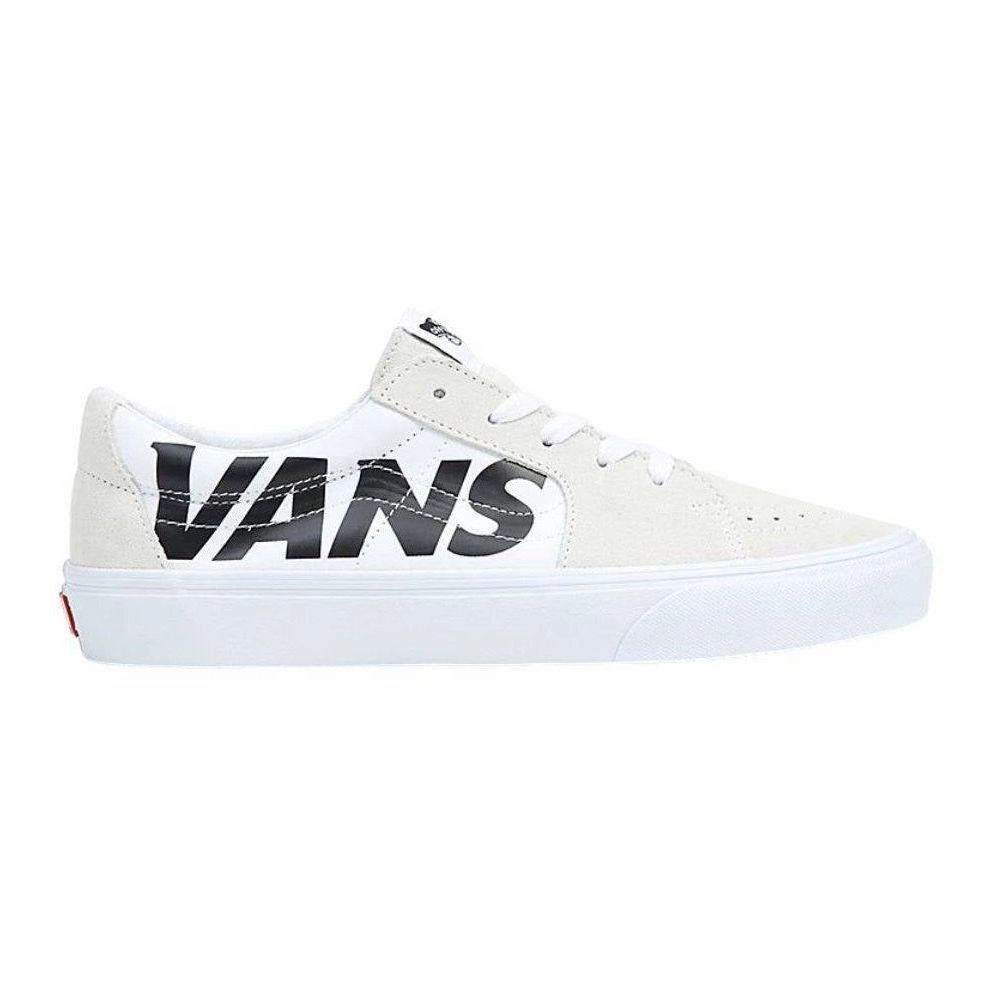 Agile Movement Recycled fabric Vans Men's Sk8 Low Shoes - Hi Def White / Black