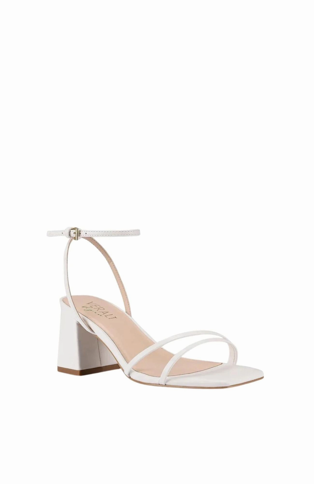 Walk Confidently Stevie Block Heel Sandal Chalk