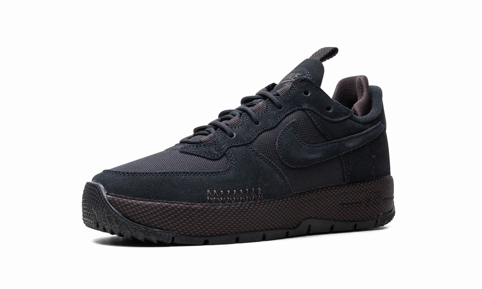 AIR FORCE 1 ILD WMNS "Black / Velvet Brown" Simple Build