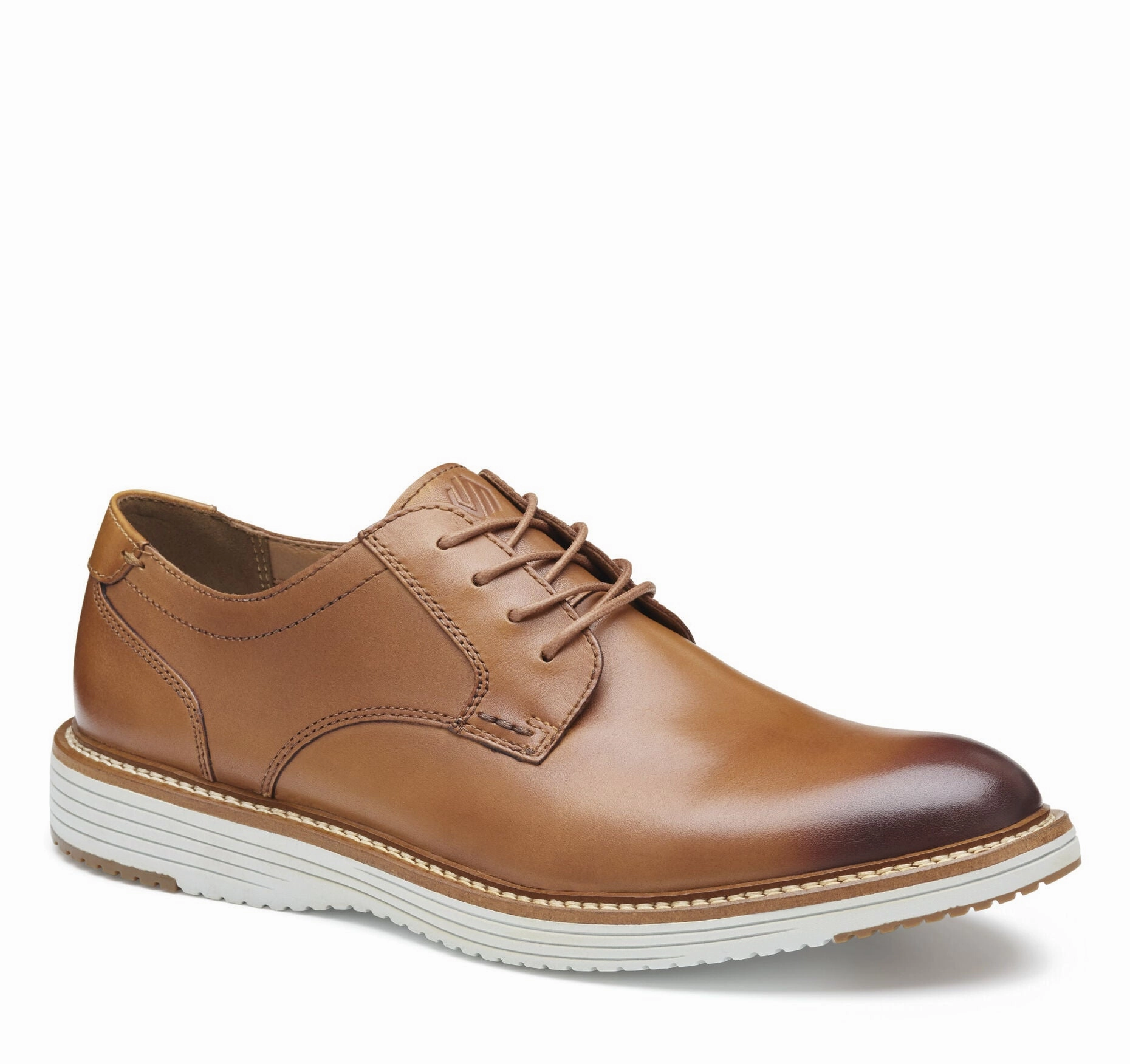 Easy Walk Shoes Flexible Walk Johnston & Murphy Men's Hodges Leather Plain Toe Lace-up Shoe