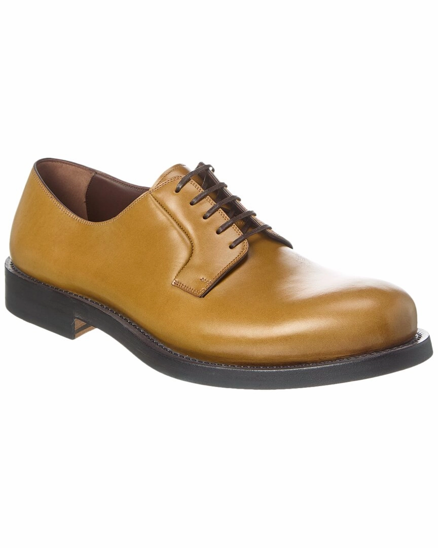 Tailored Silhouette Active Worker Ferragamo Marius Leather Oxford