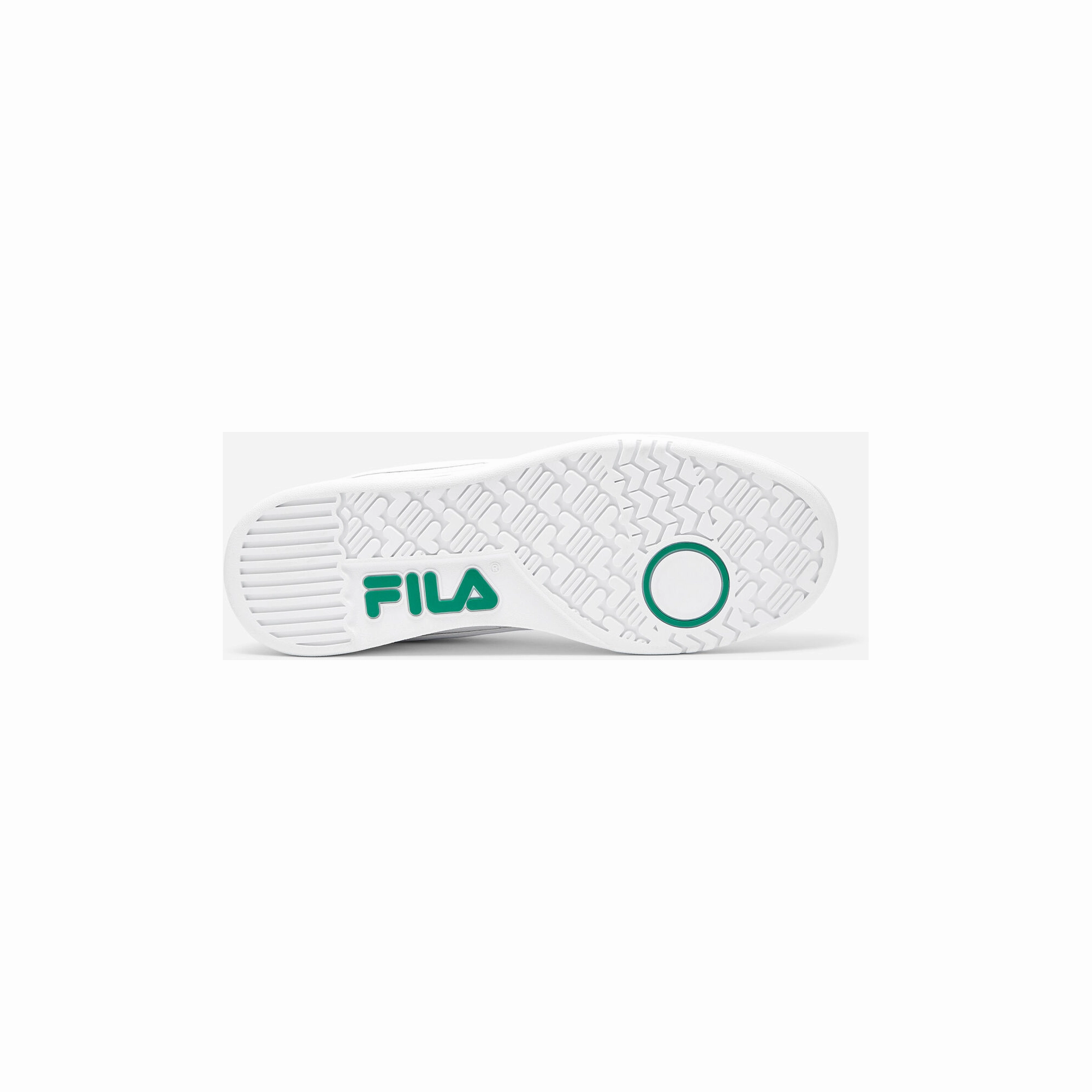 Fila Men's Tennis 88 Shoes - White / Pepper Green Compression Fit Lining Comfortable Back