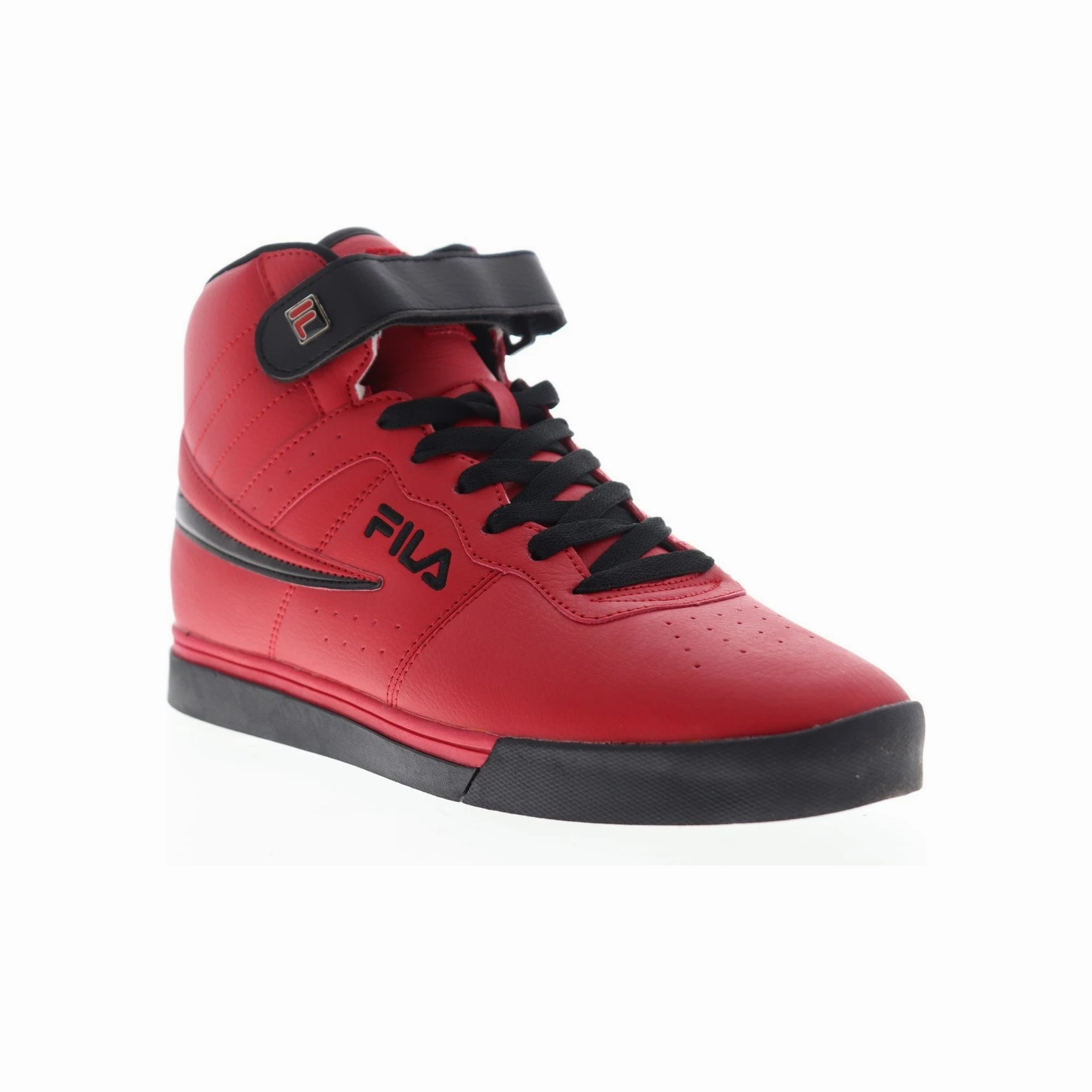 BreathableMesh Waterproof Lining Fila Men's Vulc 13 Mid Plus Shoes - Red / Black