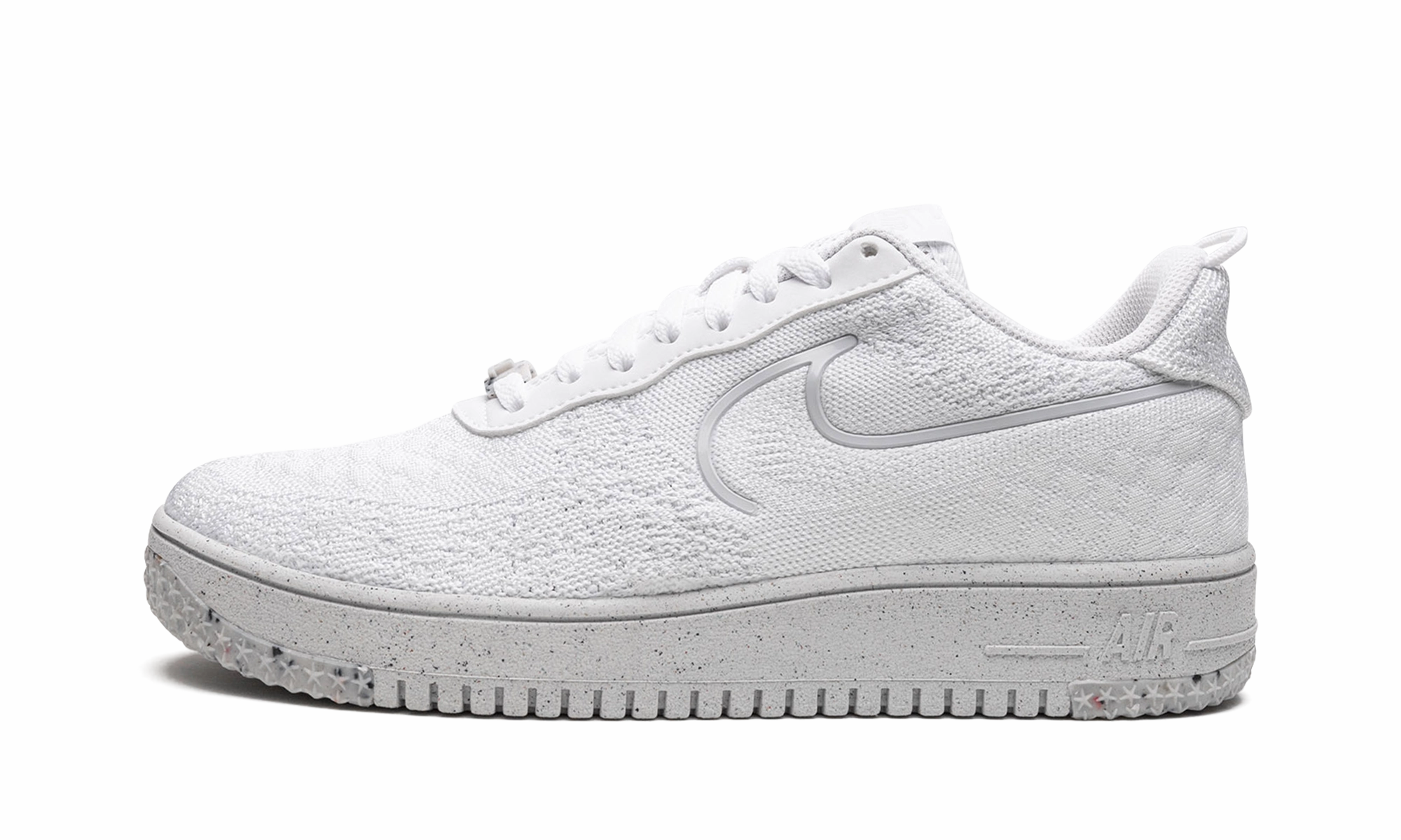 Mid Top Daily Errand Air Force 1 CRATER FLYKNIT NN "Whiteout"