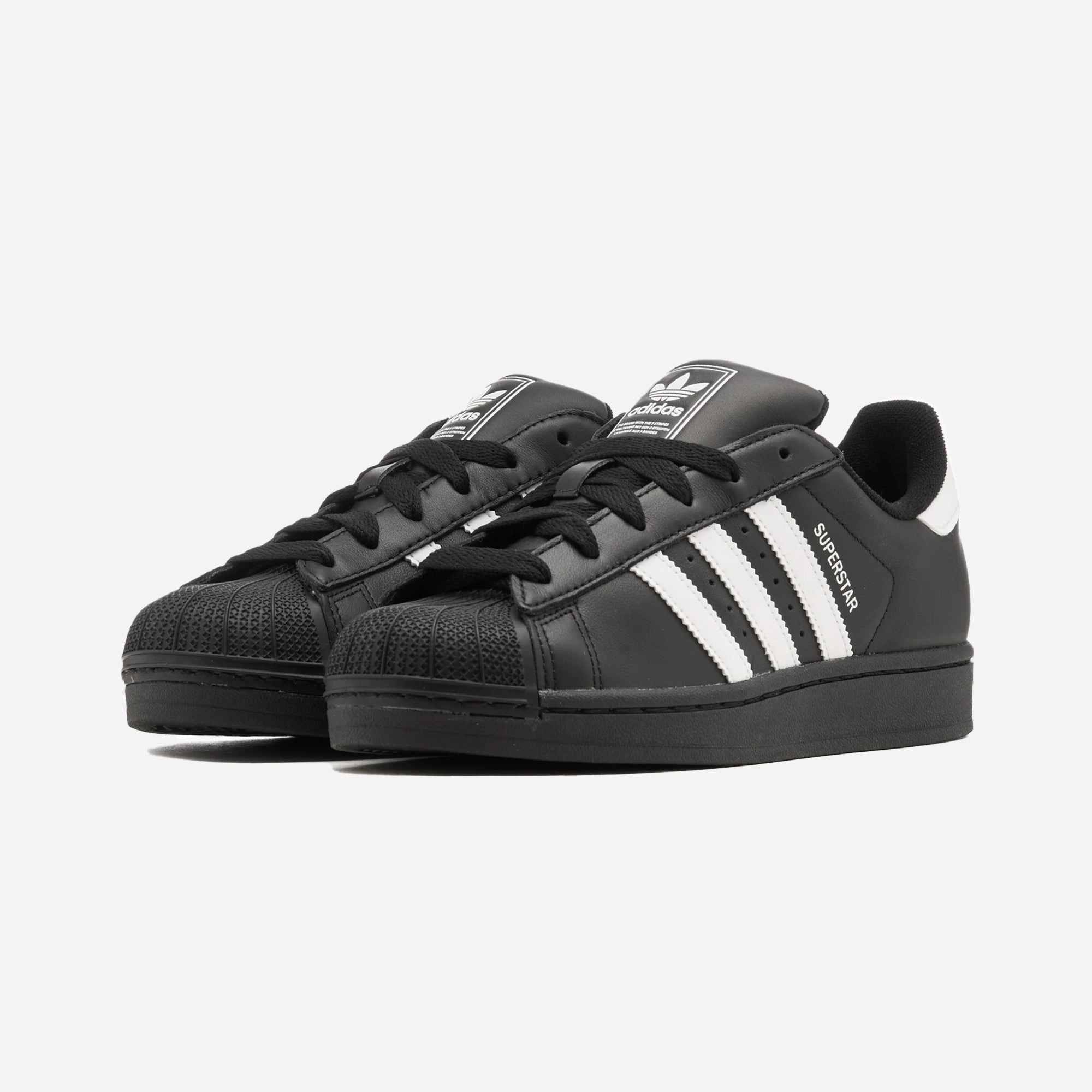 Adidas Originals | SUPERSTAR II { CORE BLACK/CLOUD WHITE/CORE BLACK Youth Style Trail Running